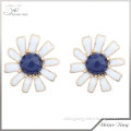 Occident style daisy romantic flowers stud earrings for women